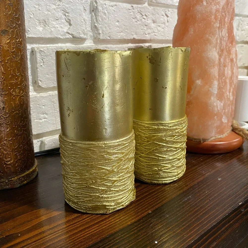 Hobby Lobby Elegant Gold Candles
